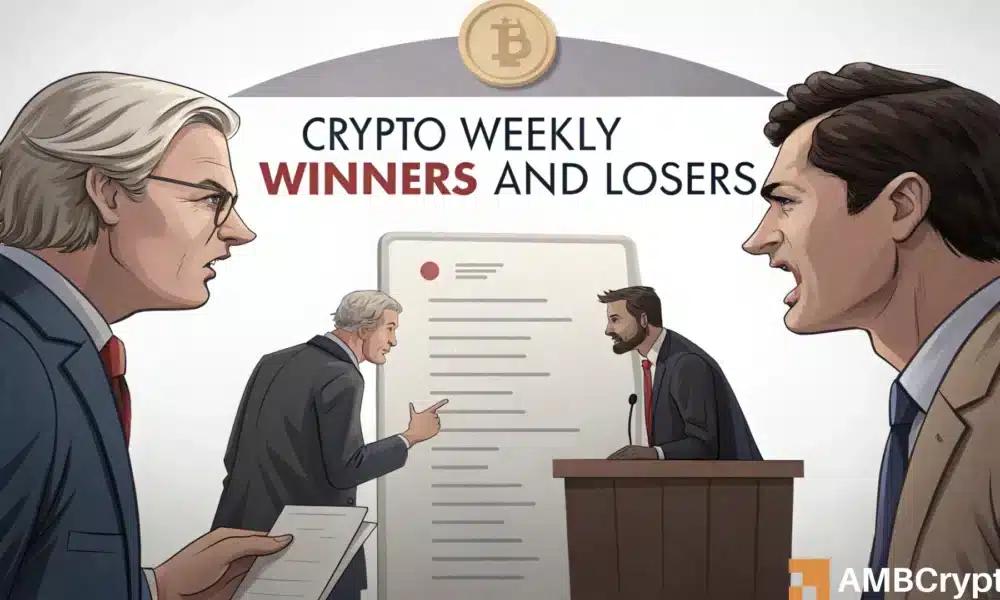 加密货币市场每周赢家和输家——PUMP、ZEC、PI、CRO