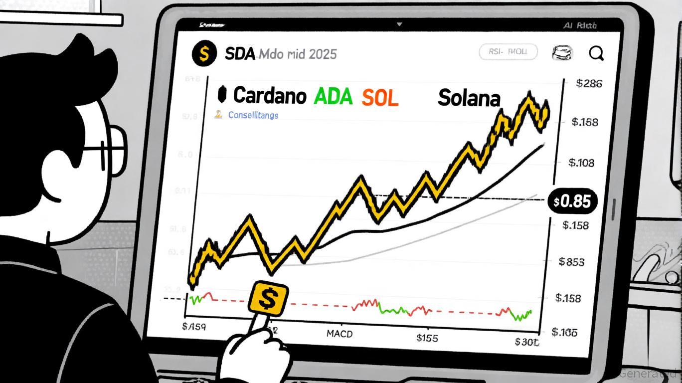 2025 年中期加密货币市场动态：Cardano 与 Solana 对比——切入点策略的技术和基本面分析