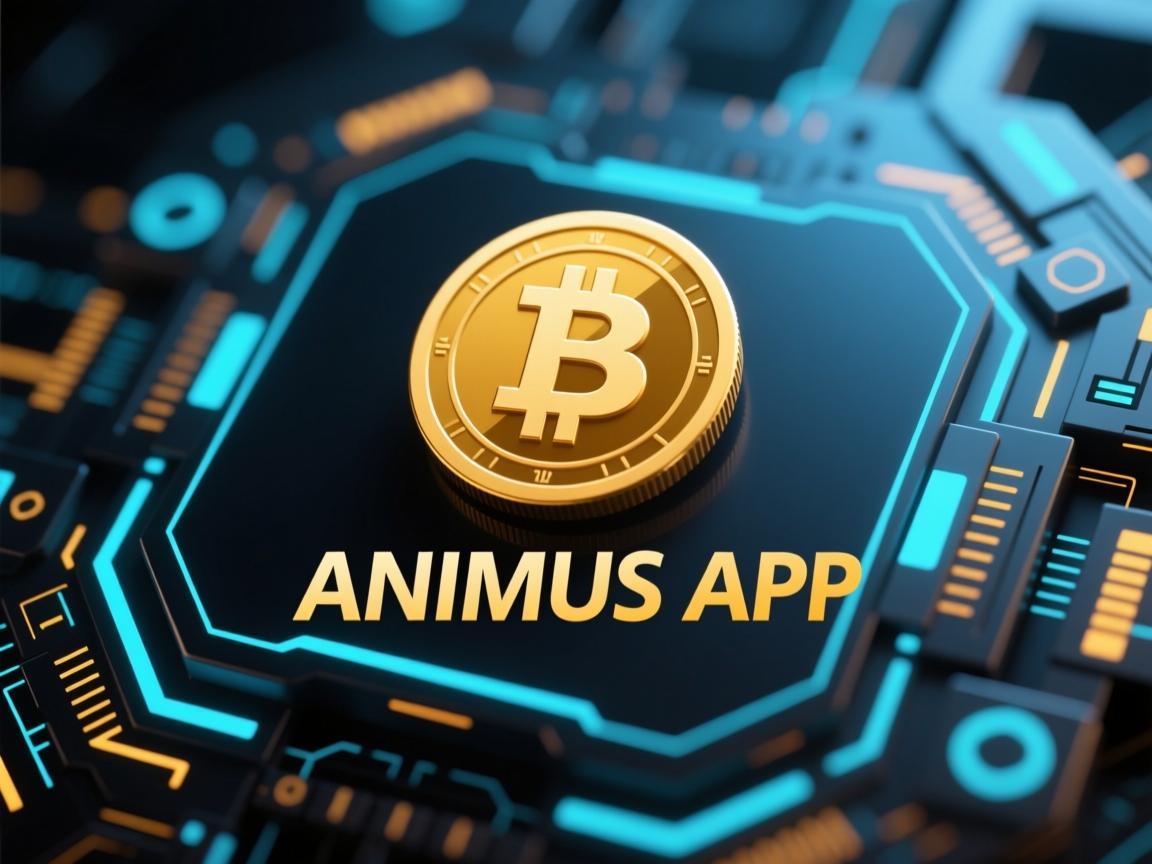 ANIMUS币APP标识，数字信仰的视觉图腾