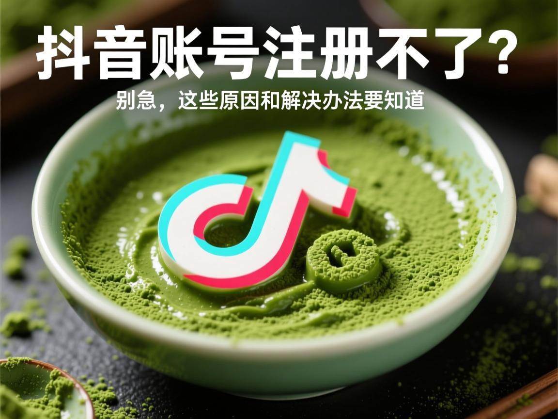 抹茶抖音账号注册不了 别急，这些原因和解决办法要知道
