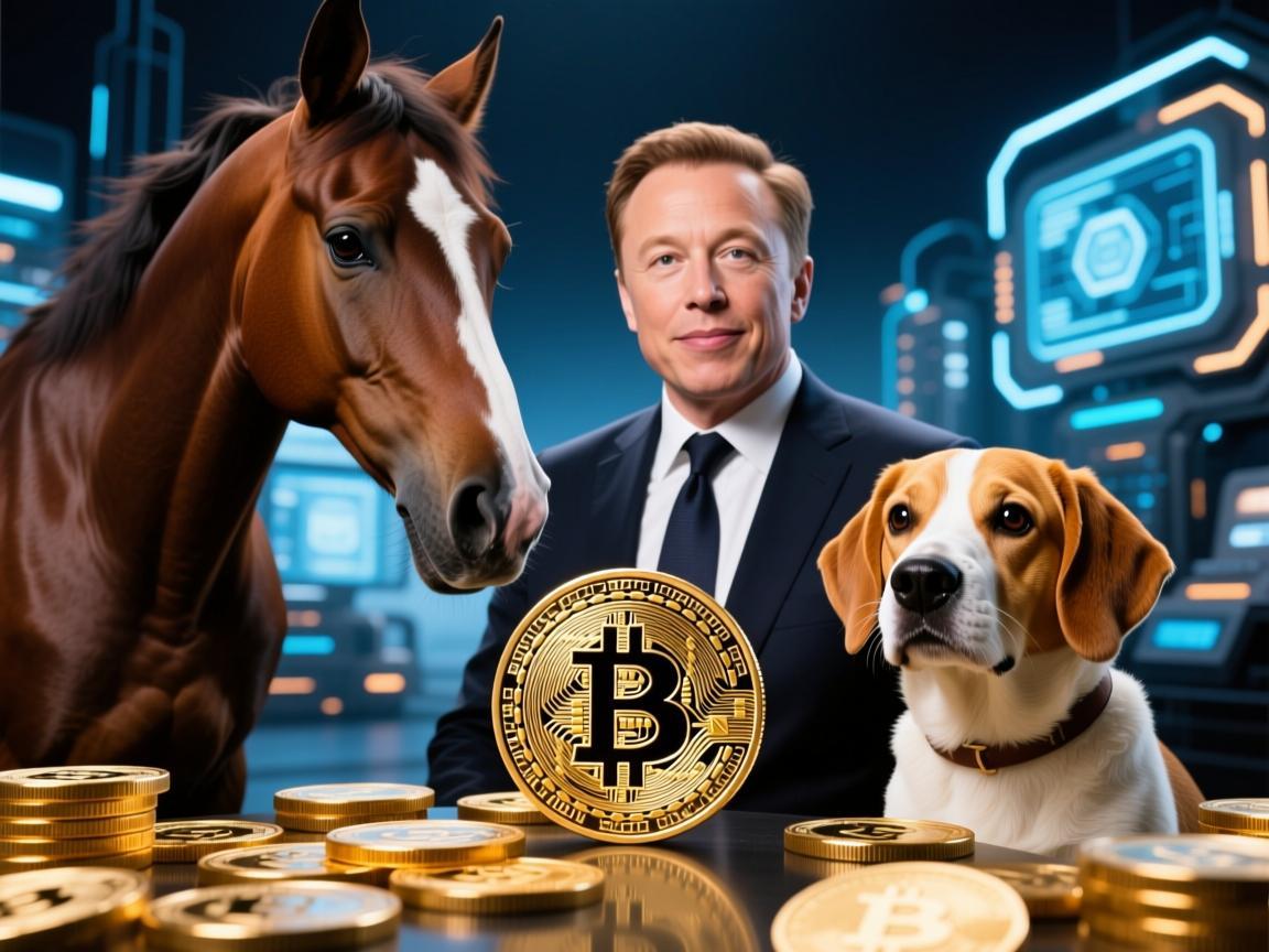 马斯克与狗狗币，一场科技领袖与迷因货币的视觉革命