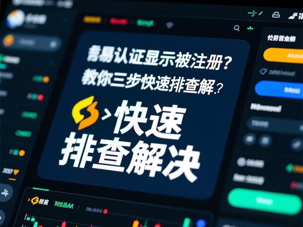 欧易认证显示被注册？别慌，教你三步快速排查解决