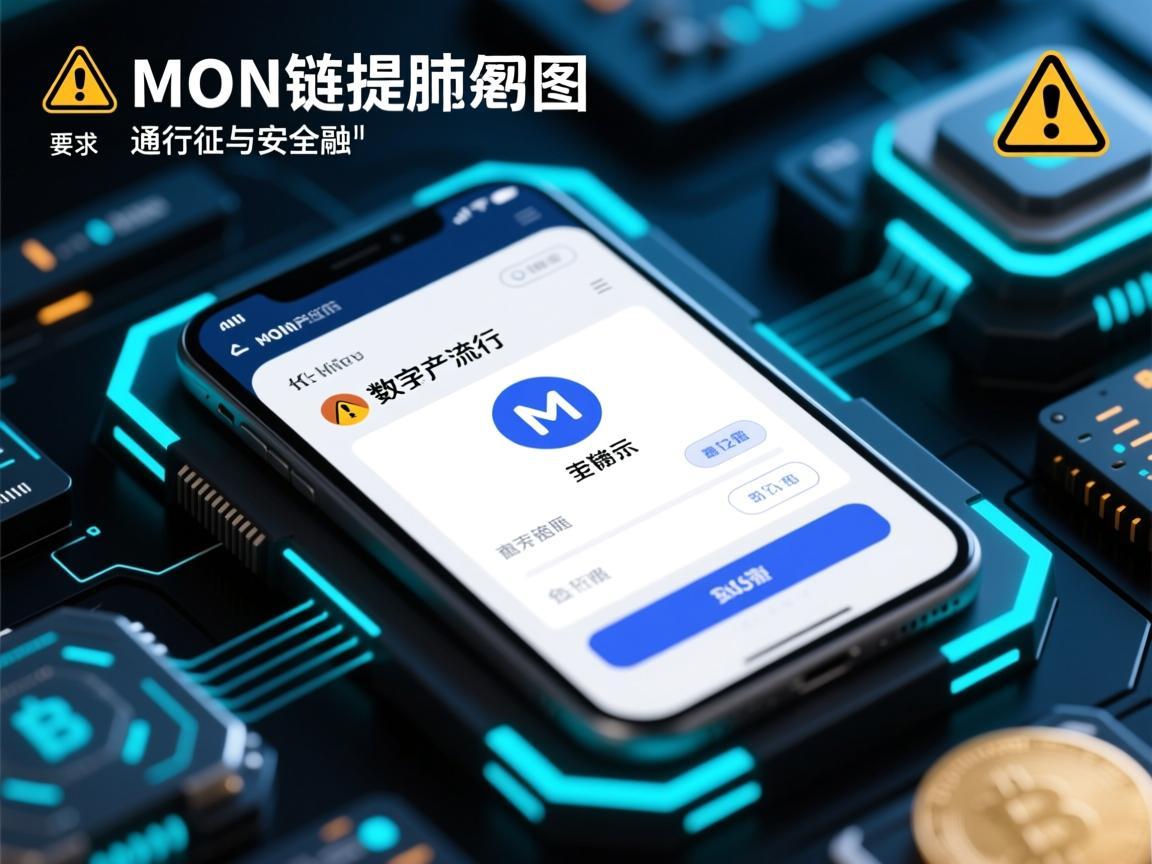 MON链提币截图，数字资产流转的通行证与安全警示