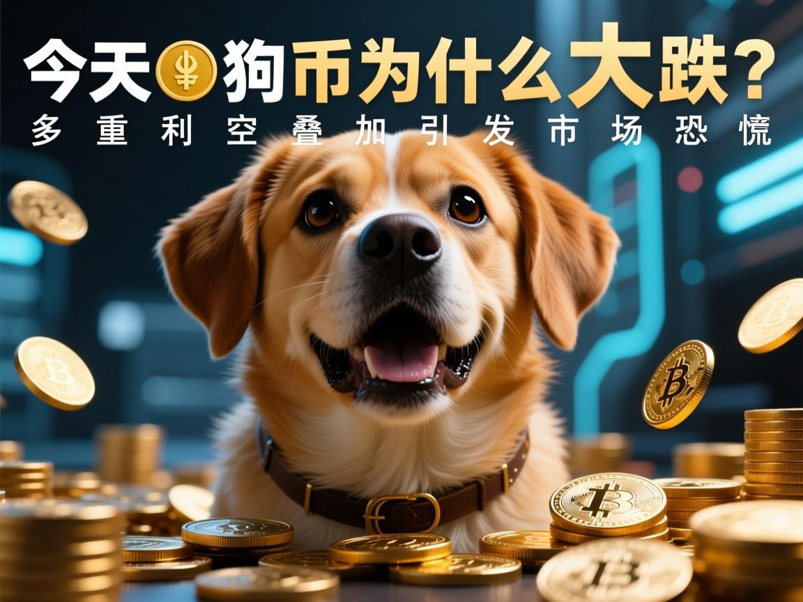 今天狗狗币为什么大跌？多重利空叠加引发市场恐慌