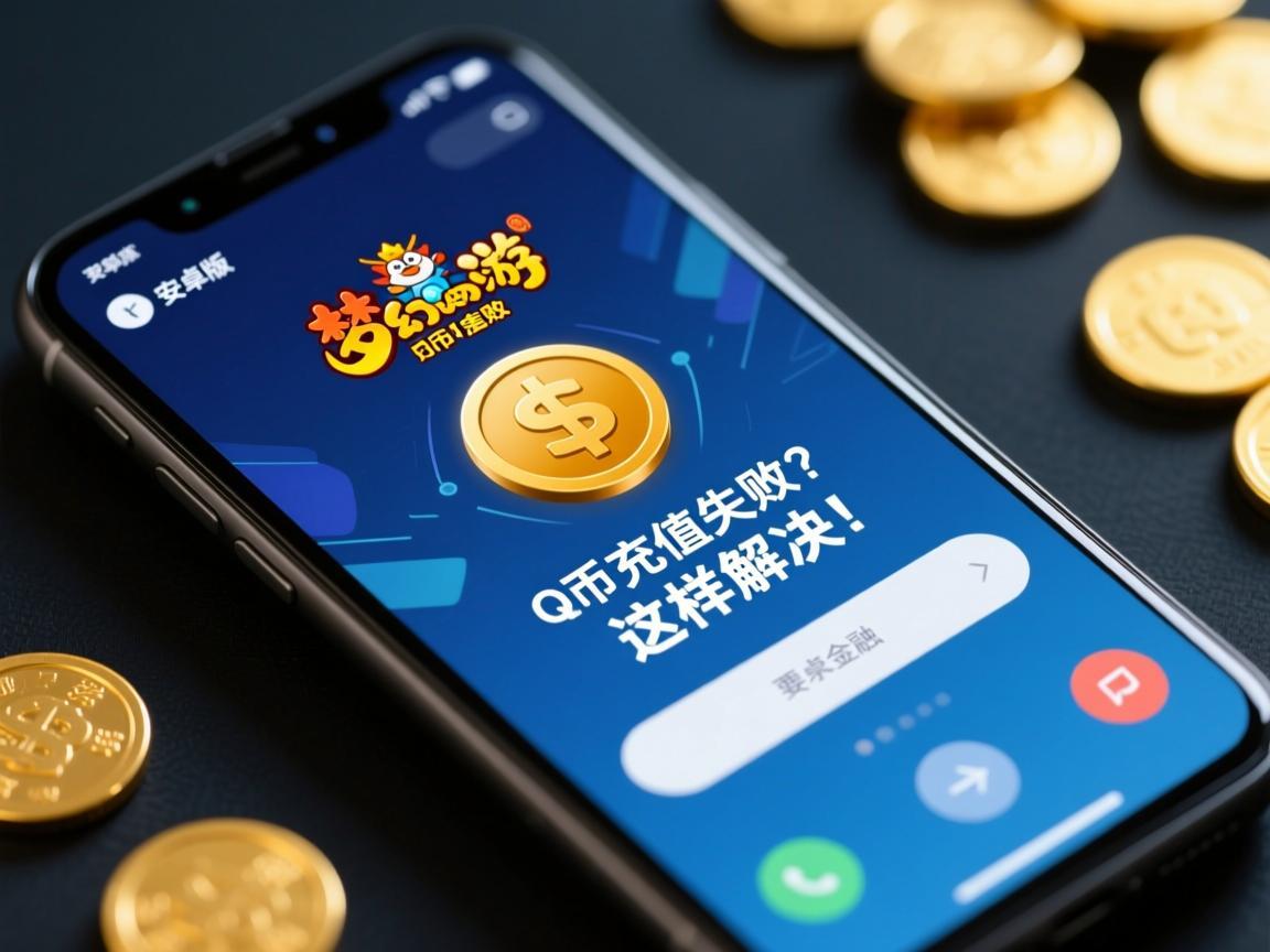 安卓版手机梦幻西游QQ币充值失败 别着急，这样解决！