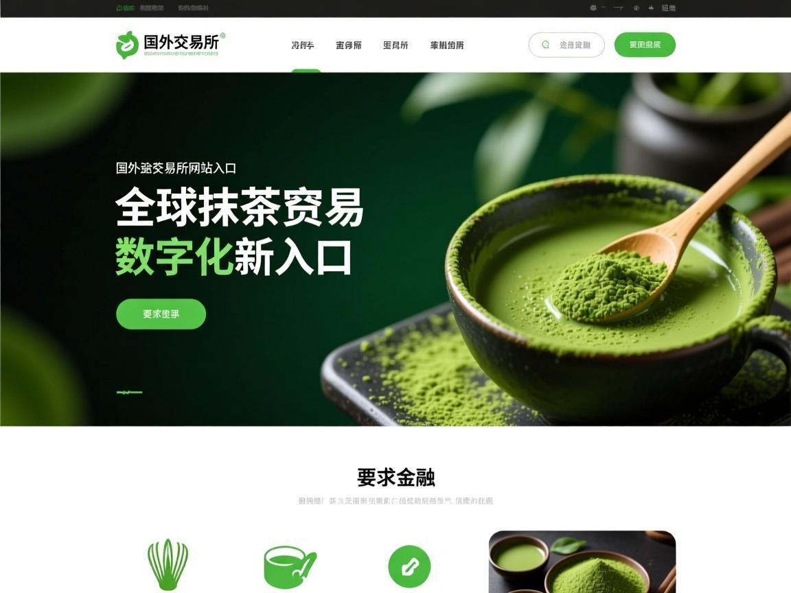 国外抹茶交易所网站入口，全球抹茶交易数字化新入口