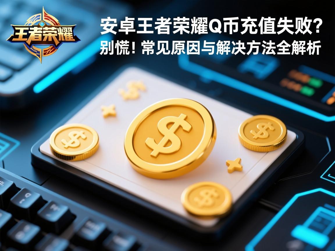 安卓王者荣耀Q币充值失败 别慌！常见原因与解决方法全解析