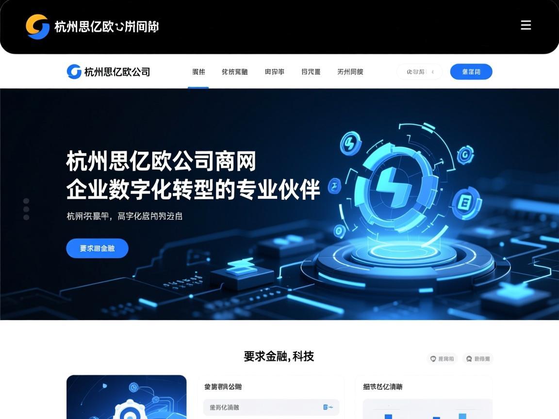 杭州思亿欧公司官网，企业数字化转型的专业伙伴
