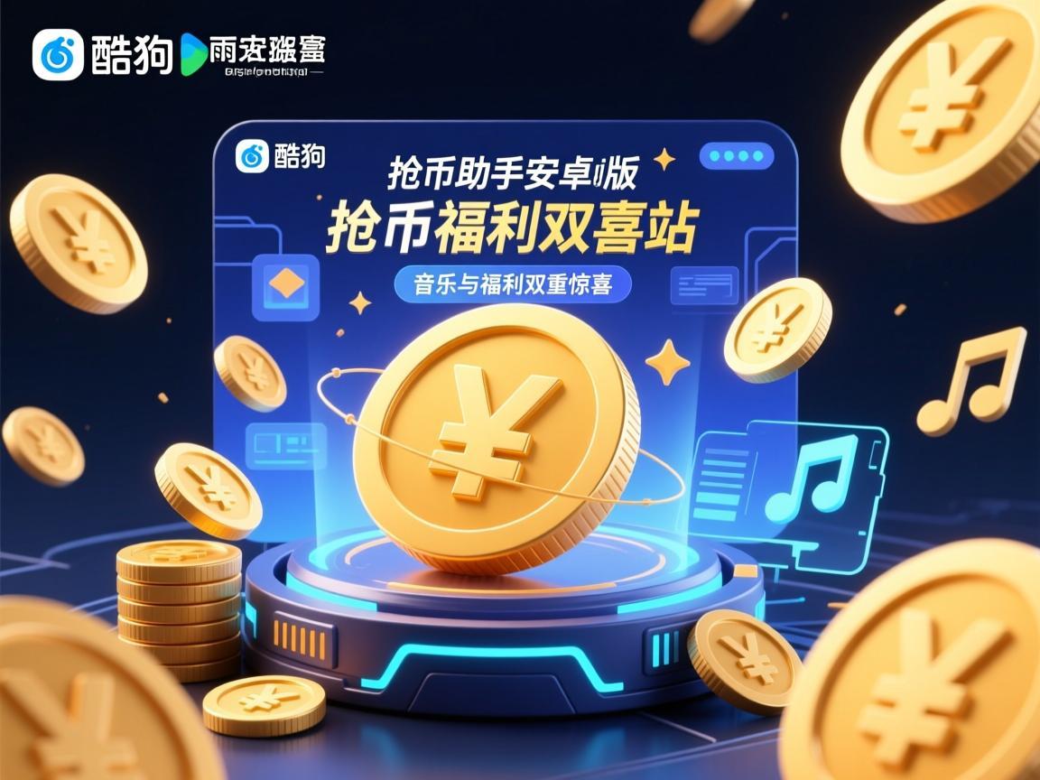 酷狗抢币助手安卓版网站，音乐与福利的双重惊喜