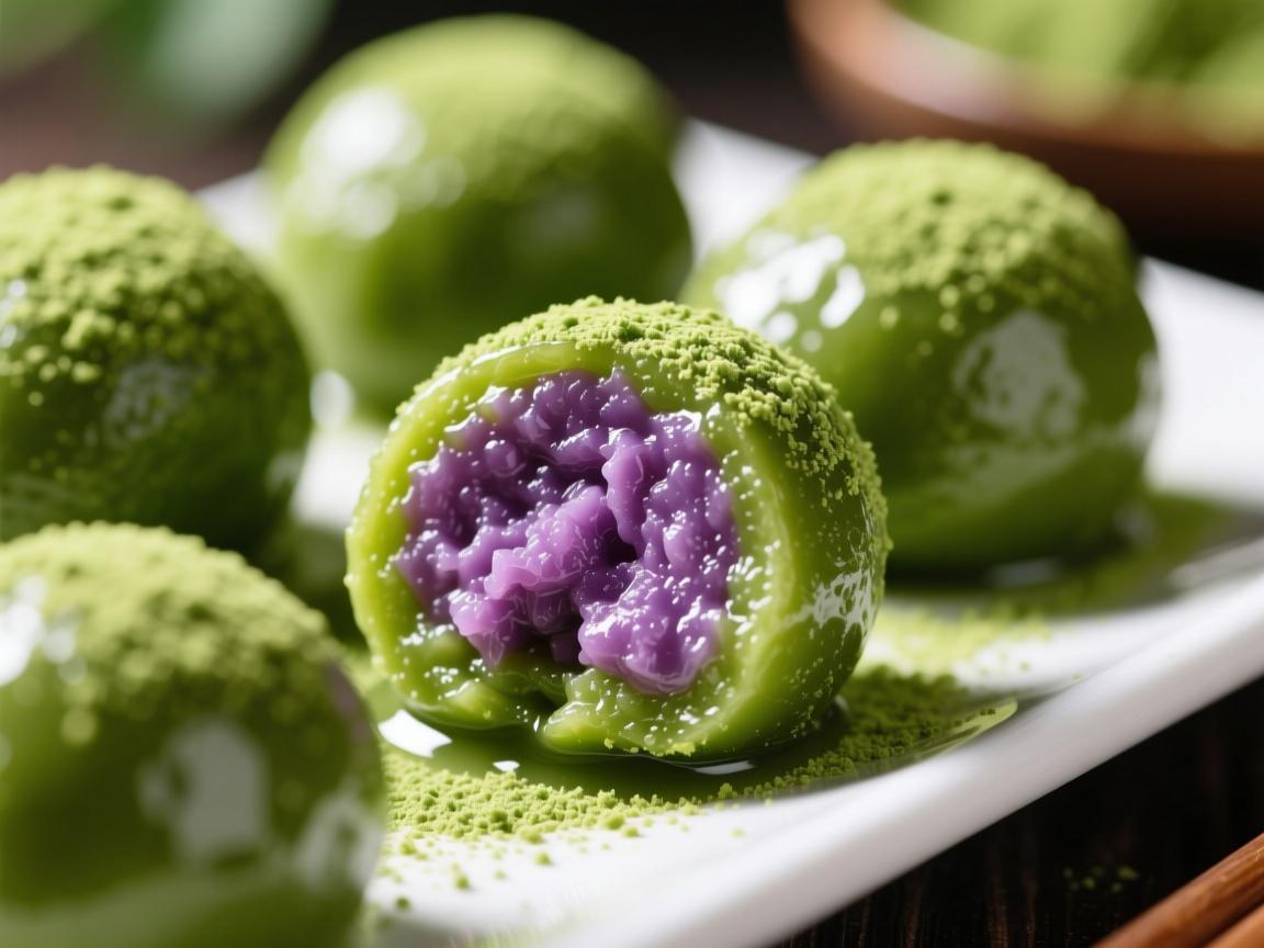抹茶紫薯球App，当传统甜点遇上数字味蕾