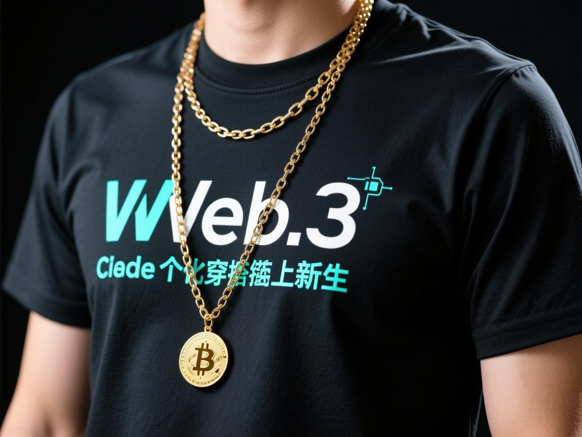 Web3定制T恤图片，当个性化穿搭链上新生