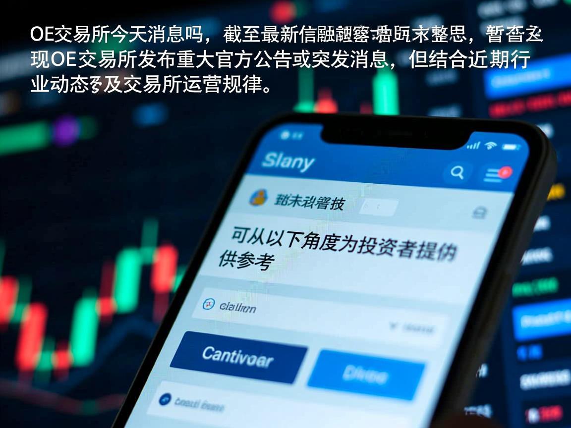 关于OE交易所今天有消息吗，截至最新信息整理，目前暂未发现OE交易所发布重大官方公告或突发消息。但结合近期行业动态及交易所运营规律，可从以下角度为投资者提供参考