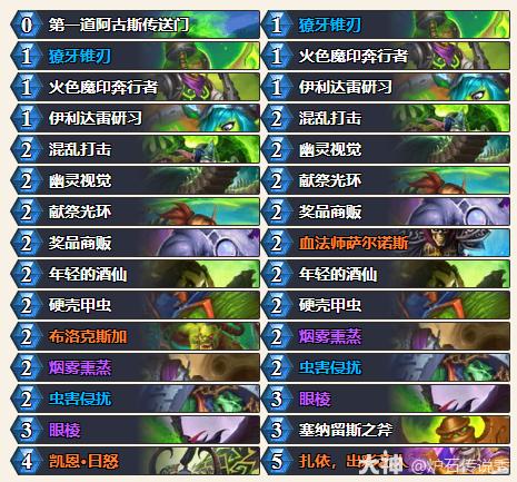 炉石传说穿越时间流抢先乱斗布洛克斯加瞎卡组推荐