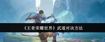 王者荣耀世界武道如何进行对决