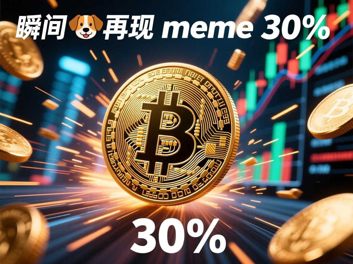 狗狗币瞬间狂飙逾30%加密货币市场再现 meme 狂欢