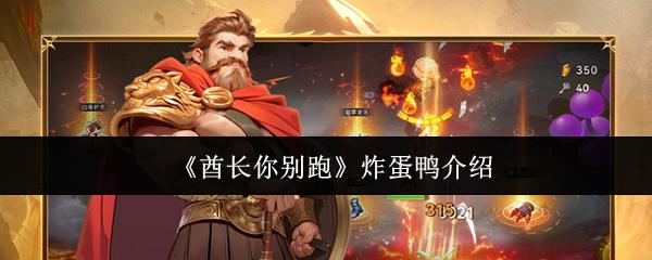 酋长你别跑 炸蛋鸭介绍