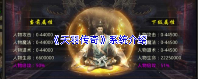天羽传奇 系统介绍