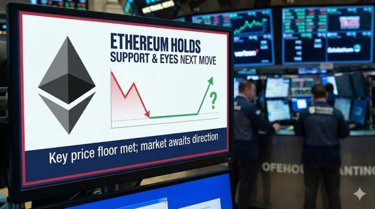 以太坊价格在支撑位附近企稳——但下一步走势至关重要