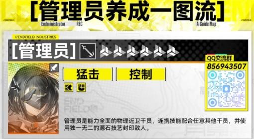 明日方舟：终末地 管理员养成一图流