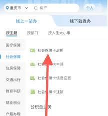 重庆渝快办社会保障卡如何使用