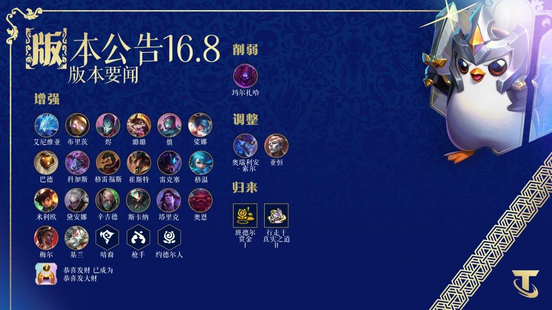 云顶之弈16.8BUG修复一览
