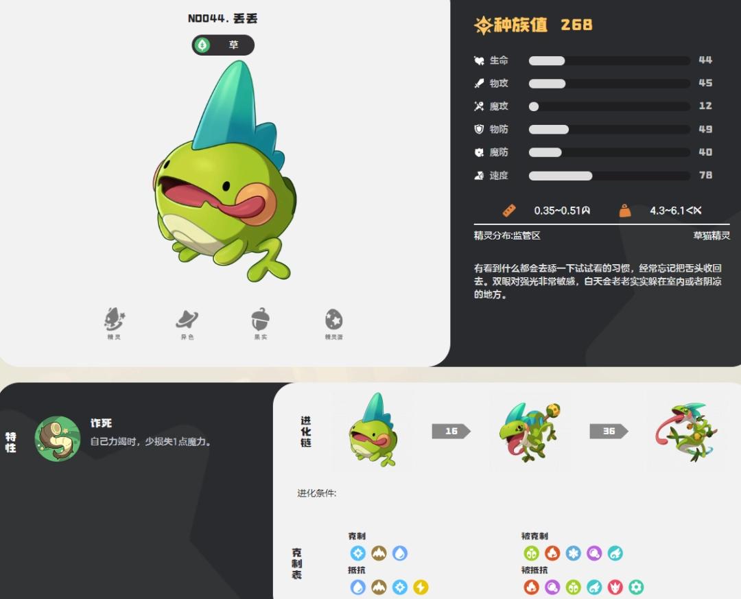 洛克王国世界丢丢图鉴