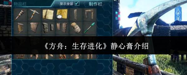 方舟：生存进化 静心膏介绍