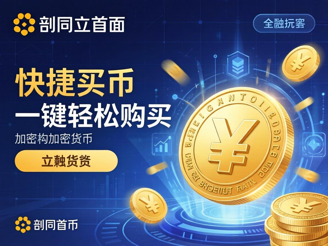 币安首页的快捷买币，一键轻松购买加密货币