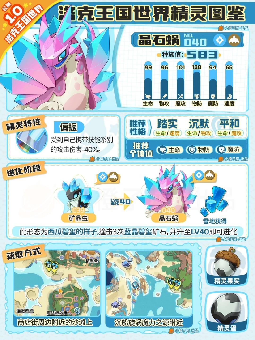 洛克王国世界晶石蜗性格推荐