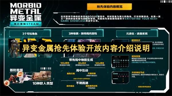 异变金属抢先体验开放内容介绍说明