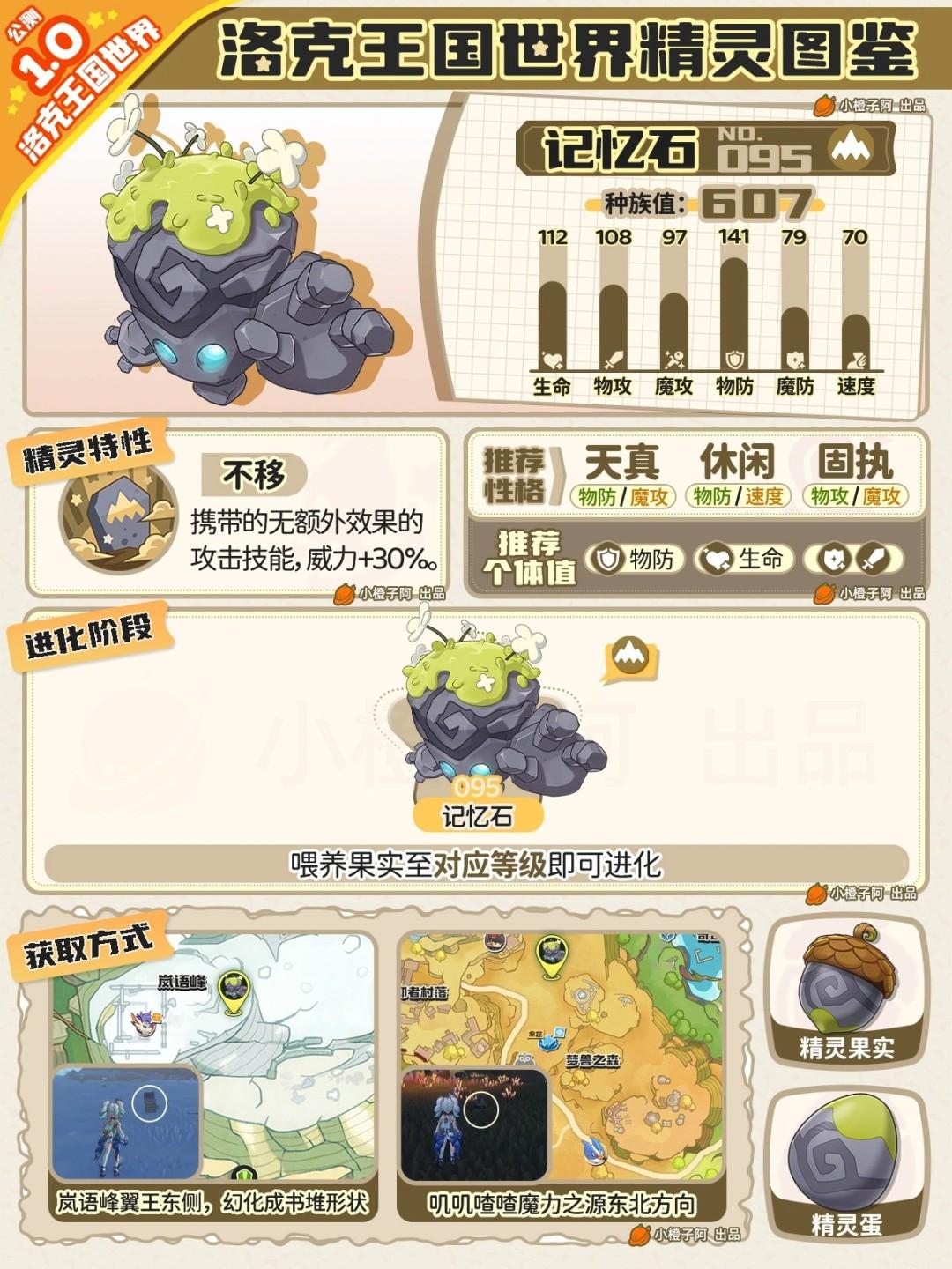 洛克王国世界记忆石性格推荐