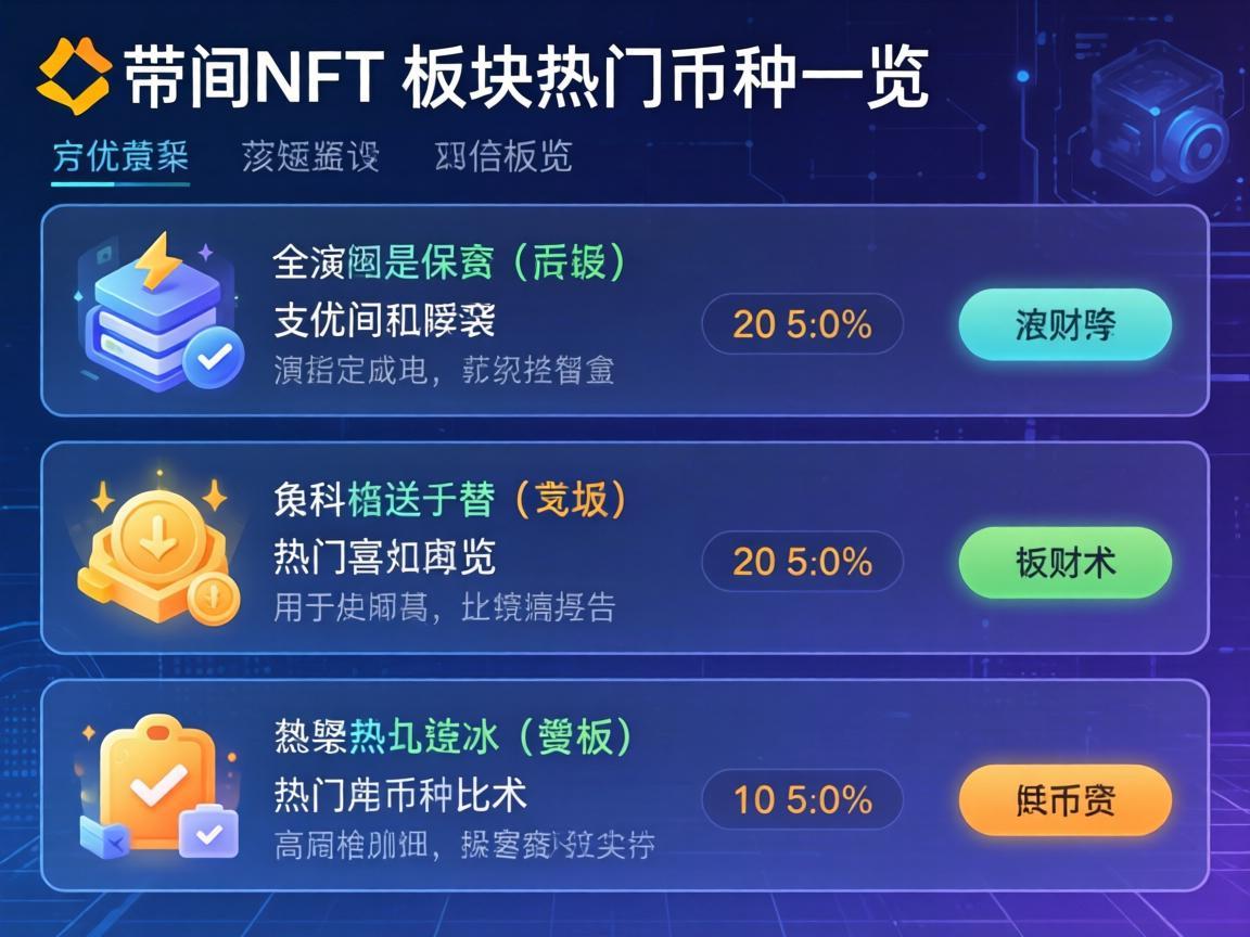 币安NFT板块热门币种一览