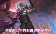 名将杀武将白起阵容搭配推荐