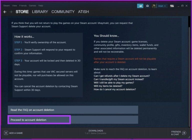 如何在steam删除帐号