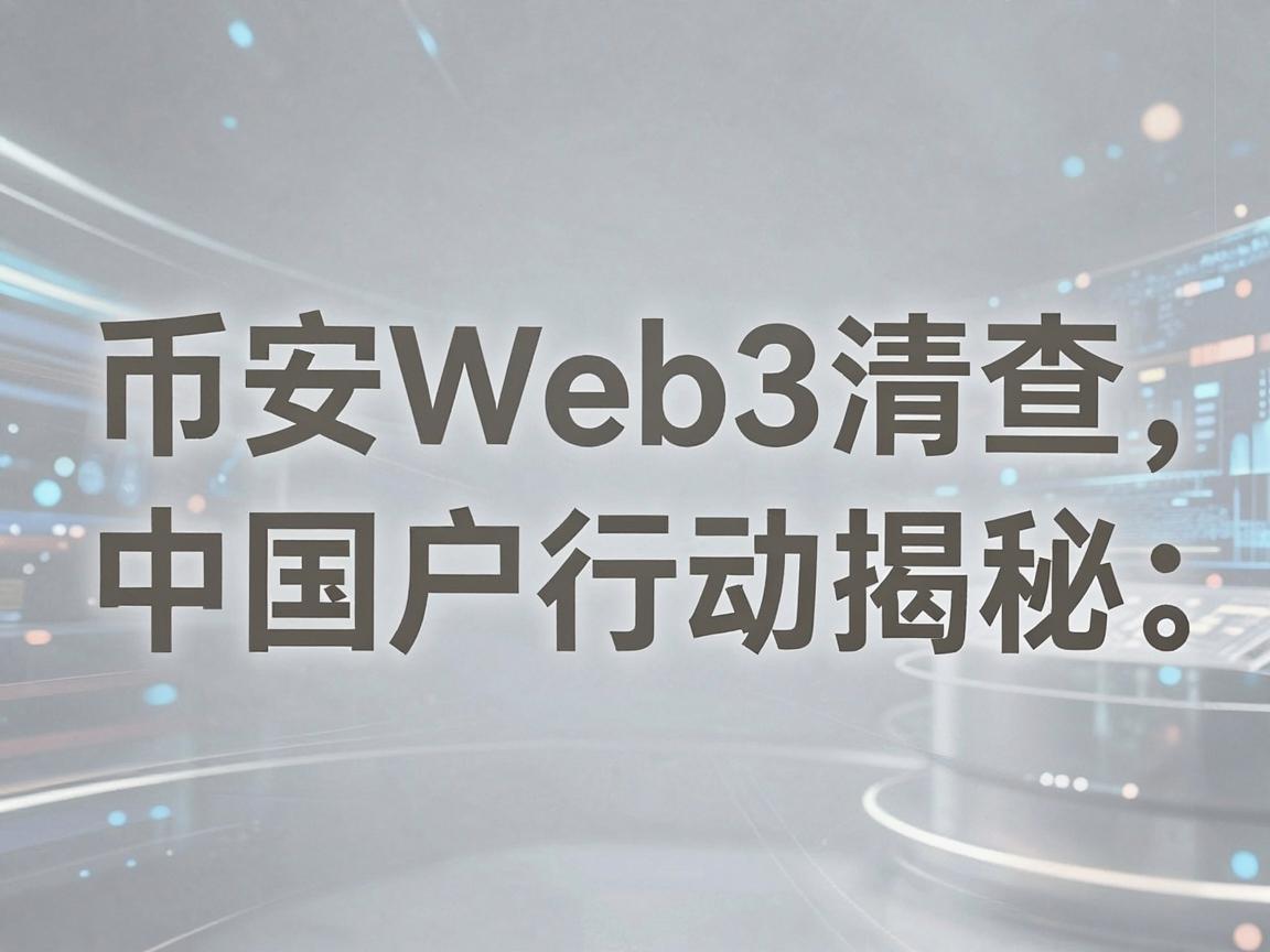 币安Web3清查中国用户行动揭秘