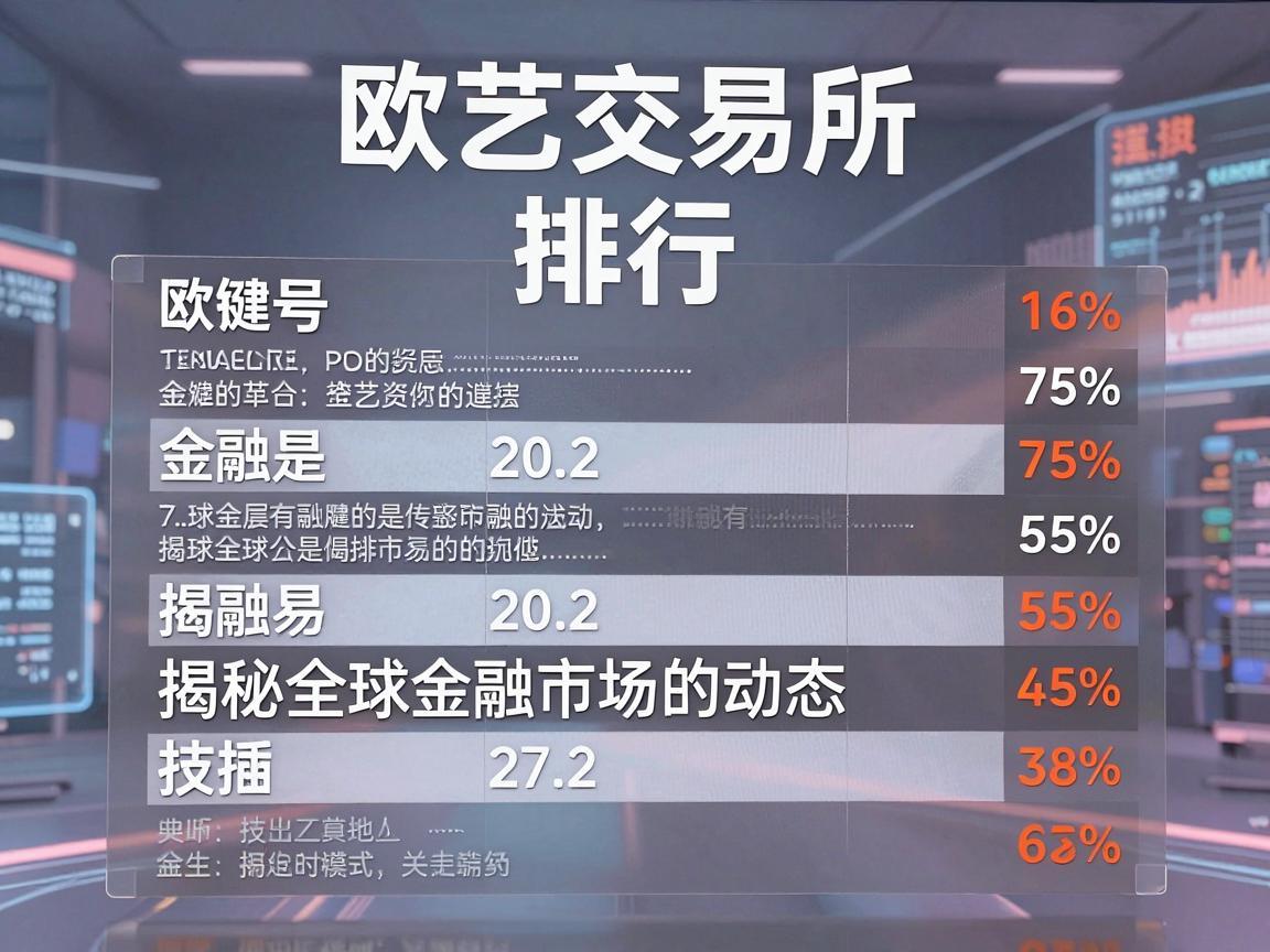 欧艺交易所排行，揭秘全球金融市场的动态
