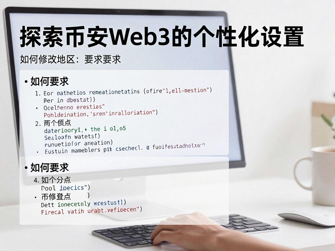 探索币安Web3的个性化设置，如何修改地区