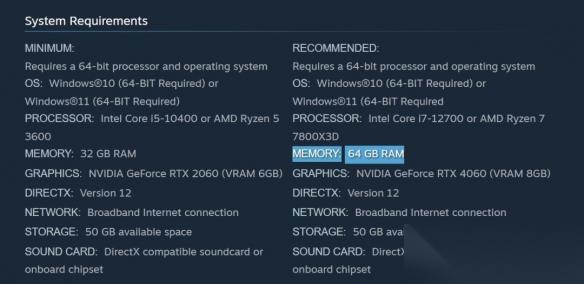 科幻新作 灰烬之城 PC配置引热议 内存推荐64GB