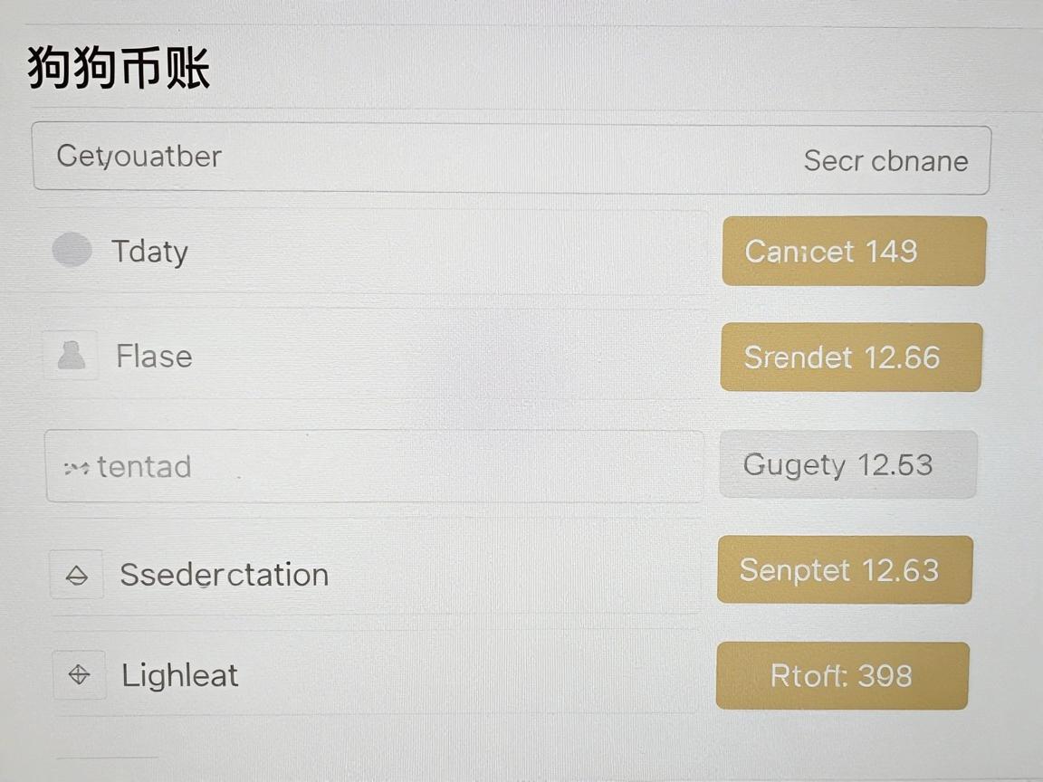 狗狗币账户余额截图，数字资产的实时动态