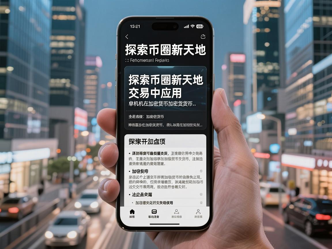 探索币圈新天地，安卓手机在加密货币交易中的应用