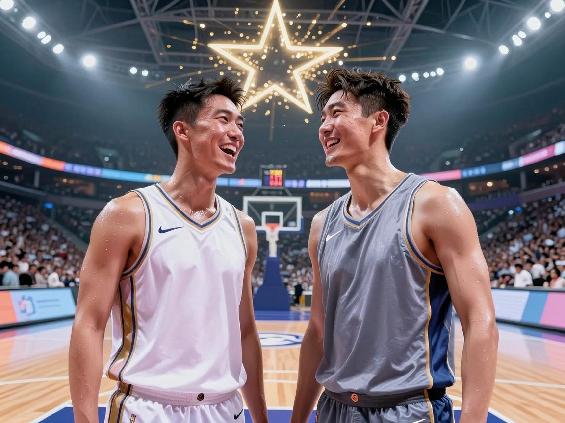 篮球场上的星光，欧豪与李易峰的篮球友谊