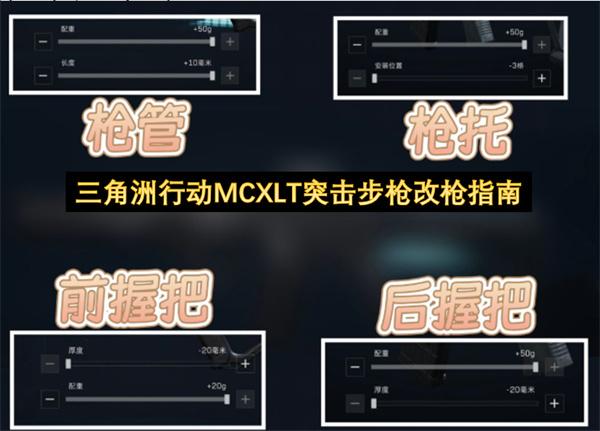 三角洲行动MCXLT突击步枪改枪指南