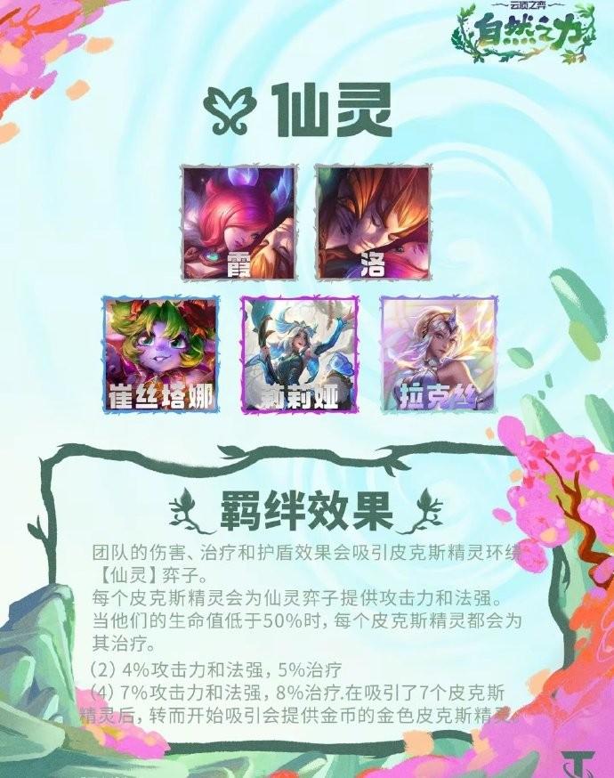 云顶之弈S18仙灵羁绊效果一览